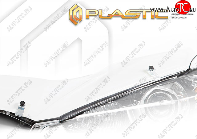 2 199 р. Дефлектор капота (exclusive) Classic прозрачный CA Plastic на Toyota  Crown Royal Saloon 2012-2015  с доставкой в г. Кемерово