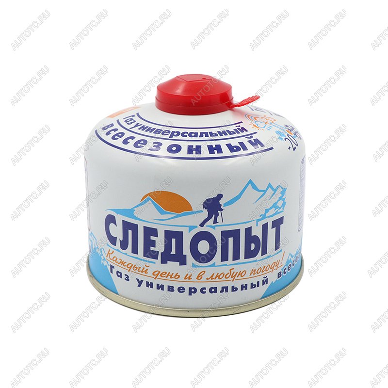 399 р. Баллон газовый резьбовой СЛЕДОПЫТ 230 гр., всесезонный СЛЕДОПЫТ pf-fg-230  с доставкой в г. Кемерово