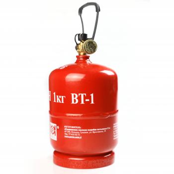 2 639 р. Баллон газовый стальной GZWM LPG BT-1, 2,4 л. Grotkuv (РП) GZWM lpg-bt-1  с доставкой в г. Кемерово. Увеличить фотографию 1