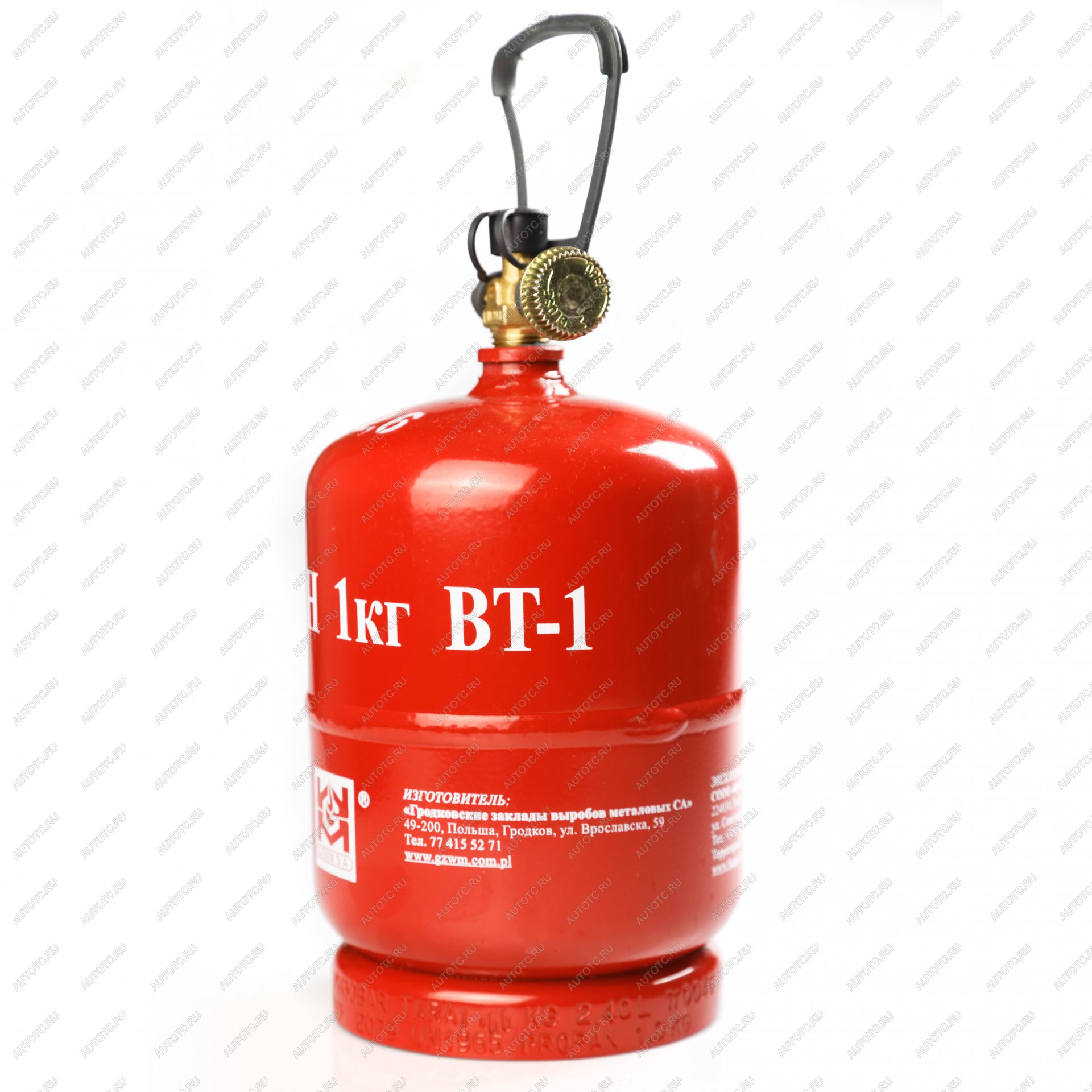 2 639 р. Баллон газовый стальной GZWM LPG BT-1, 2,4 л. Grotkuv (РП) GZWM lpg-bt-1  с доставкой в г. Кемерово