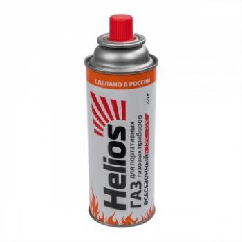 100 р. Баллон газовый цанговый HELIOS 220 гр HELIOS 186251  с доставкой в г. Кемерово. Увеличить фотографию 1