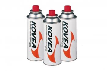 679 р. Баллон газовый цанговый KOVEA Nozzle type gas 220 г комплект 3 шт. KOVEA kgf-220-set3  с доставкой в г. Кемерово. Увеличить фотографию 1
