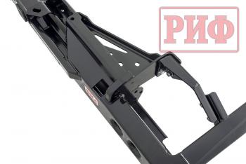 89 019 р. Бампер РИФ силовой задний Toyota Land Cruiser 76 2007+ с квадратом под фаркоп и фонарями РИФ rif076-21150  с доставкой в г. Кемерово. Увеличить фотографию 9
