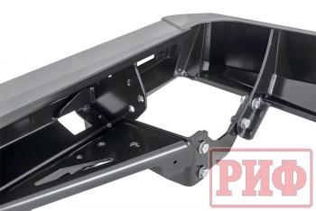 114 109 р. Бампер РИФ силовой задний Toyota Land Cruiser 76 2007+ с квадратом под фаркоп, калиткой и фонарями РИФ rif076-21125  с доставкой в г. Кемерово. Увеличить фотографию 14