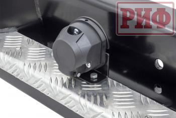 75 709 р. Бампер РИФ силовой задний Toyota Land Cruiser 78 2007+ с квадратом под фаркоп и фонарями РИФ rif078-21150  с доставкой в г. Кемерово. Увеличить фотографию 6