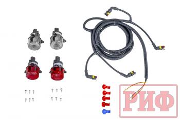 75 709 р. Бампер РИФ силовой задний Toyota Land Cruiser 78 2007+ с квадратом под фаркоп и фонарями РИФ rif078-21150  с доставкой в г. Кемерово. Увеличить фотографию 16