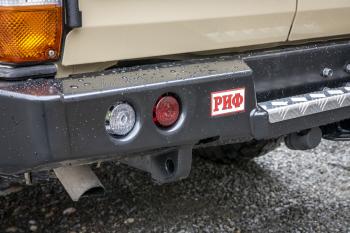 100 649 р. Бампер РИФ силовой задний Toyota Land Cruiser 78 2007+ с квадратом под фаркоп, калиткой и фонарями РИФ rif078-21125  с доставкой в г. Кемерово. Увеличить фотографию 6