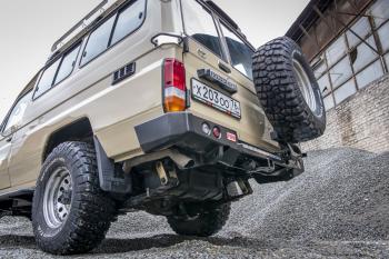 100 649 р. Бампер РИФ силовой задний Toyota Land Cruiser 78 2007+ с квадратом под фаркоп, калиткой и фонарями РИФ rif078-21125  с доставкой в г. Кемерово. Увеличить фотографию 3