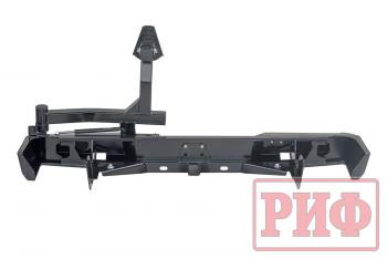 100 649 р. Бампер РИФ силовой задний Toyota Land Cruiser 78 2007+ с квадратом под фаркоп, калиткой и фонарями РИФ rif078-21125  с доставкой в г. Кемерово. Увеличить фотографию 9