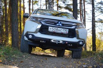 39 519 р. Бампер РИФ силовой передний Mitsubishi Pajero Sport 2015-2020 дизель под площадку для лебёдки RIFPS3-33003 РИФ rifps3-10070  с доставкой в г. Кемерово. Увеличить фотографию 17