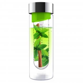 1 679 р. Бутылка FLAVOUR IT, 480 мл, серебряный зеленый ASOBU swg11.04-16-green  с доставкой в г. Кемерово. Увеличить фотографию 1