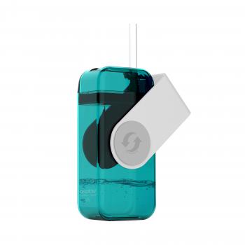 1 189 р. Бутылка JUICY DRINK, 290 мл, бирюзабелый ASOBU jb300.01-white  с доставкой в г. Кемерово. Увеличить фотографию 2