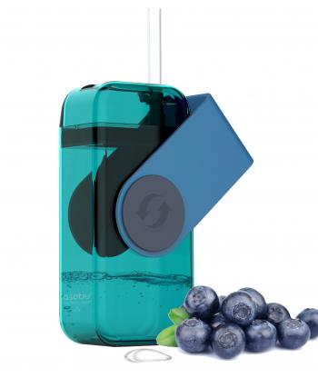 1 189 р. Бутылка JUICY DRINK, 290 мл, бирюзаголубой ASOBU jb300.17-blue  с доставкой в г. Кемерово. Увеличить фотографию 3