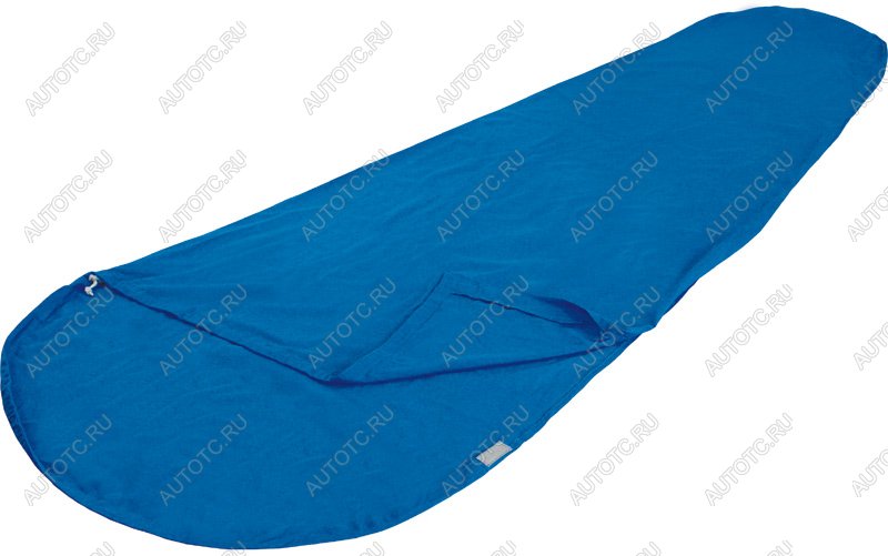 4 599 р. Вкладыш High Peak Cotton Inlett Mummy в спальный мешок, хлопковый, синий, 225 см High Peak 23506  с доставкой в г. Кемерово
