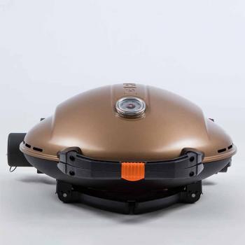 40 899 р. Гриль газовый O-GRILL 500MT bicolor черный-золото, с термометром (в комплекте адаптер тип А) O-GRILL 500mt-gold  с доставкой в г. Кемерово. Увеличить фотографию 4