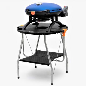 40 899 р. Гриль газовый O-GRILL 500MT синий, с термометром (в комплекте адаптер тип А) O-GRILL 500mt-blue  с доставкой в г. Кемерово. Увеличить фотографию 8