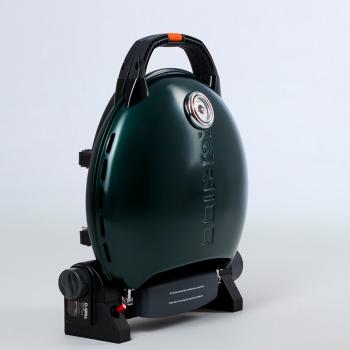 47 899 р. Гриль газовый O-GRILL 700T bicolor черный-зеленый (в комплекте адаптер тип А) O-GRILL 700t-green  с доставкой в г. Кемерово. Увеличить фотографию 2