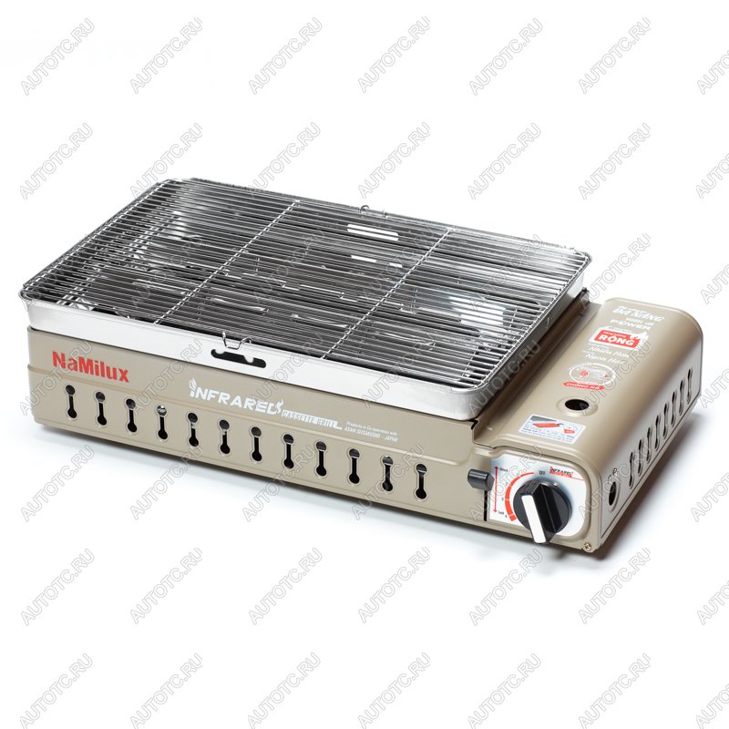 8 259 р. Гриль газовый портативный NaMilux NA-G4205PS (GM2120PS2W) (с переходником) NaMilux na-g4205ps-(gm2120ps-2w)  с доставкой в г. Кемерово