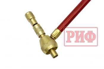 3 029 р. Дефлятор с манометром РИФ аналоговый 2" с шлангом от 0,3 до 5 атм РИФ rif-dg-a  с доставкой в г. Кемерово. Увеличить фотографию 3