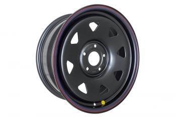 Диск усиленный JEEP стальной черный 5х127 8xR18 d75 ET+30 (треуг. мелкий) OFF-ROAD Wheels 1880-52775bl-30a17