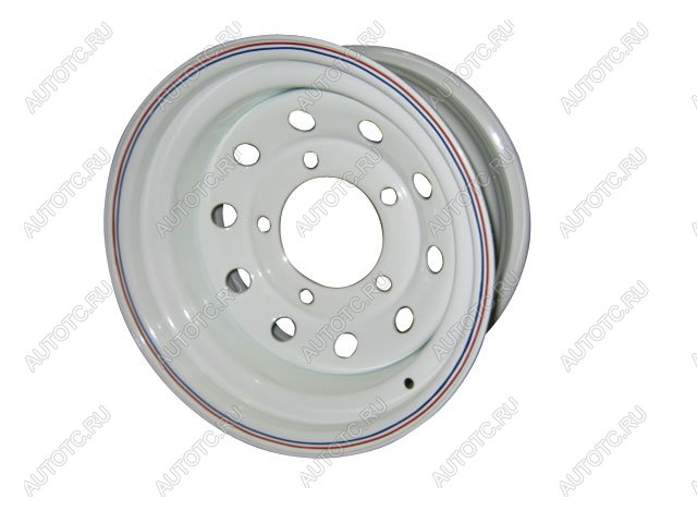 1 709 р. Диск усиленный Ленд Ровер стальной белый 5x165.1 8R15 ET-24 OFF-ROAD Wheels 1580-56525wh-24  с доставкой в г. Кемерово