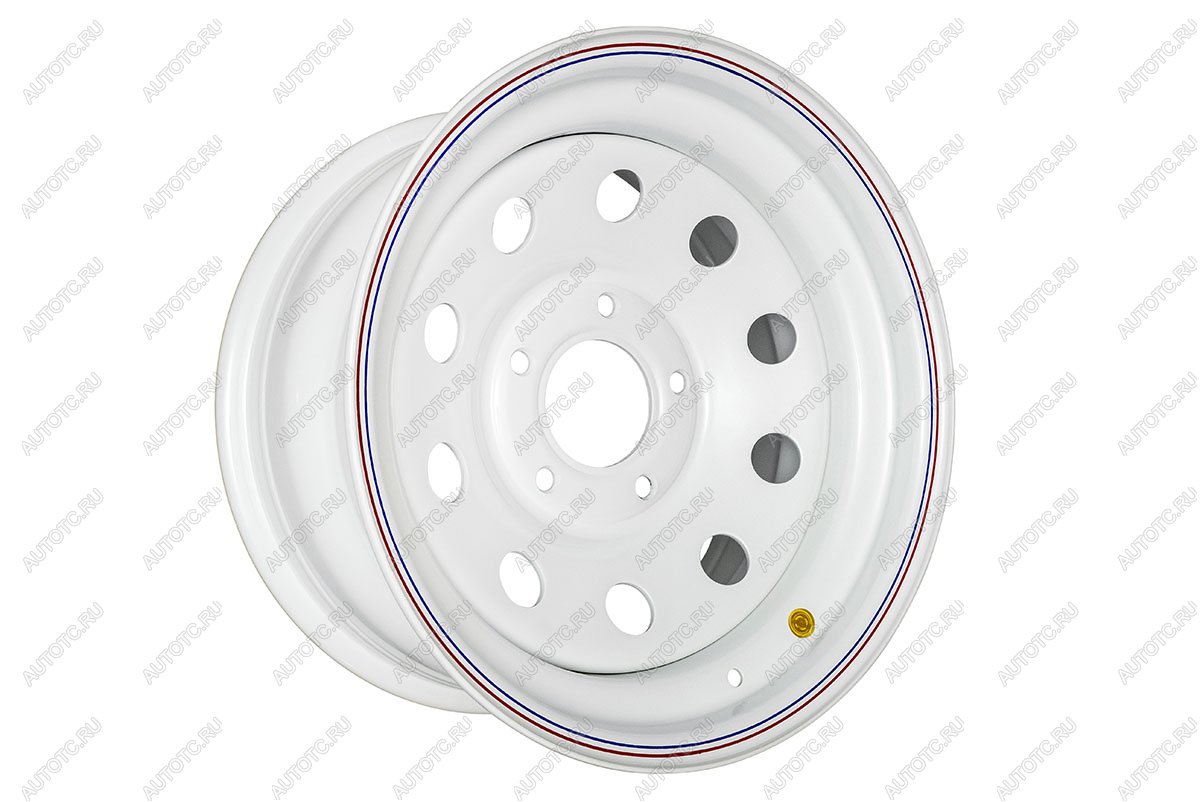 6 629 р. Диск усиленный Мерседес стальной белый 5x130 8xR16 ET-0 OFF-ROAD Wheels 1680-53084wh-0  с доставкой в г. Кемерово