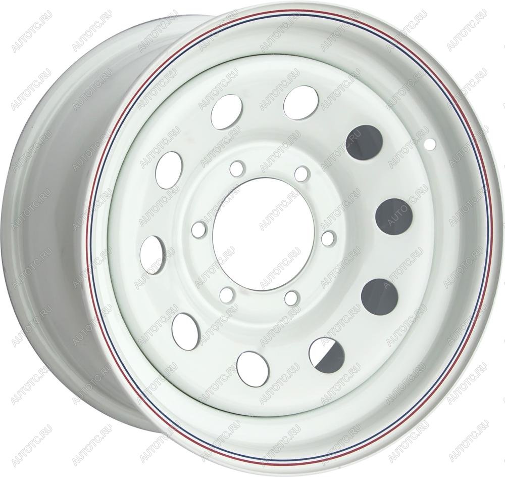 6 279 р. Диск усиленный стальной белый 6x139,7 7xR16 d110 ET+30 OFF-ROAD Wheels 1670-63910wh-30  с доставкой в г. Кемерово