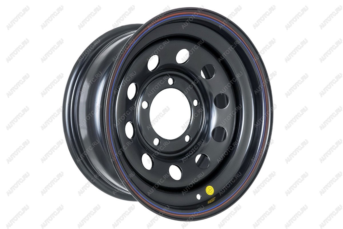 5 299 р. Диск усиленный стальной УАЗ (5x139,7 7xR15 d110 ET+25) OFF-ROAD Wheels  Уаз 315195 Хантер (2003-2025) (черный)  с доставкой в г. Кемерово