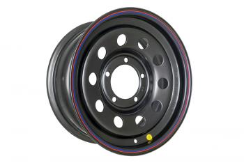 Диск усиленный УАЗ стальной черный 5x139,7 7xR16 d110 ET+15 OFF-ROAD Wheels 1670-53910bl-15