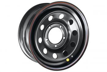 Диск усиленный УАЗ стальной черный 5x139,7 7xR16 d110 ET+30 OFF-ROAD Wheels 1670-53910bl-30