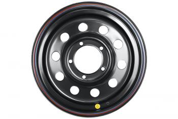 6 279 р. Диск усиленный УАЗ стальной черный 5x139,7 7xR16 d110 ET+30 OFF-ROAD Wheels 1670-53910bl-30  с доставкой в г. Кемерово. Увеличить фотографию 2