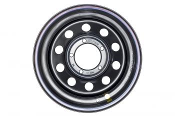6 369 р. Диск усиленный УАЗ стальной черный 5x139,7 8xR15 d110 ET-24 OFF-ROAD Wheels 1580-53910bl-24  с доставкой в г. Кемерово. Увеличить фотографию 2