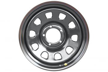 8 599 р. Диск усиленный стальной (5x139,7 8xR18 d110 ET+15) OFF-ROAD Wheels  Dodge Ram 1500 ( 3 DR,DH,  4 DJ,DS,  5 DT) (2001-2025), Уаз 315195 Хантер (2003-2025), Уаз Буханка  452 (1965-2025), Уаз Патриот  3163 5 дв. (2005-2013) (черный)  с доставкой в г. Кемерово. Увеличить фотографию 2