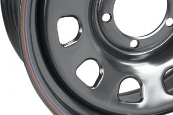 8 599 р. Диск усиленный стальной (5x139,7 8xR18 d110 ET+15) OFF-ROAD Wheels  Dodge Ram 1500 ( 3 DR,DH,  4 DJ,DS,  5 DT) (2001-2025), Уаз 315195 Хантер (2003-2025), Уаз Буханка  452 (1965-2025), Уаз Патриот  3163 5 дв. (2005-2013) (черный)  с доставкой в г. Кемерово. Увеличить фотографию 3