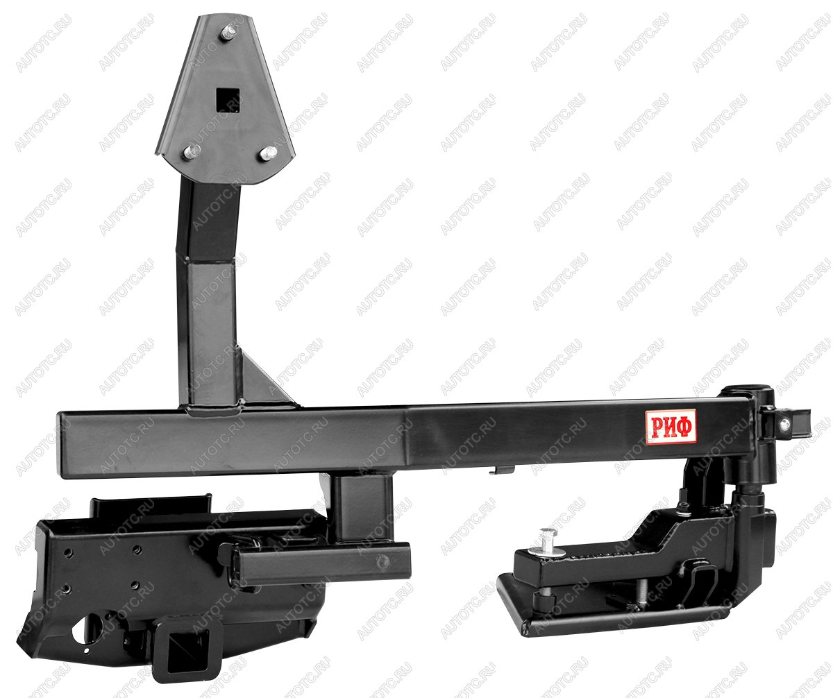 91 999 р. Калитка РИФ с фаркопом в штатный бампер Toyota Land Cruiser 200 2008-2015 под нештатное колесо, с подсветкой номера РИФ rif200-80000  с доставкой в г. Кемерово