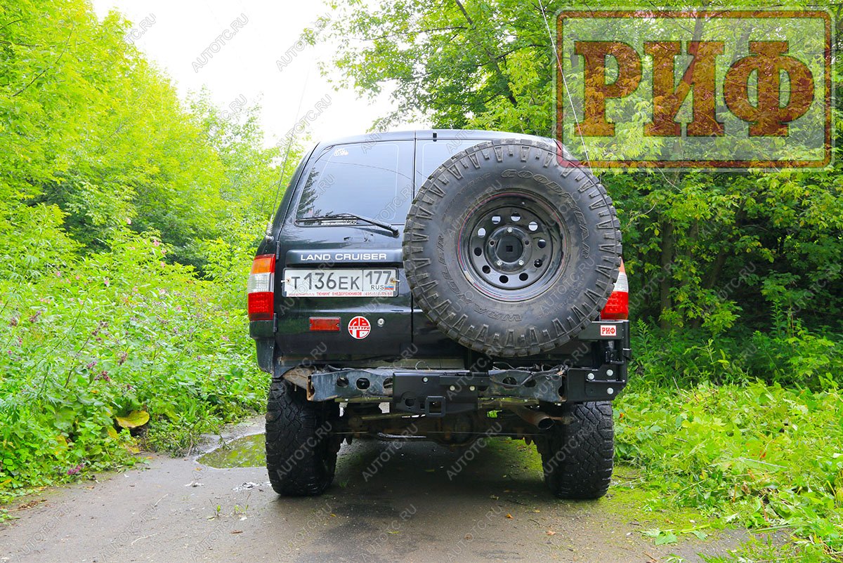 72 509 р. Калитка РИФ с фаркопом в штатный задний бампер Toyota Land Cruiser 105 РИФ rif105-80004  с доставкой в г. Кемерово