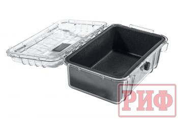 1 099 р. Кейс защитный ударопрочный РИФ 195x130x80 мм IP55 РИФ wr-64t  с доставкой в г. Кемерово. Увеличить фотографию 2