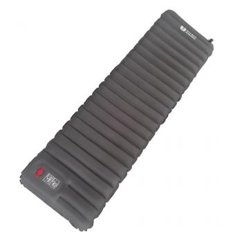 Коврик надувной утеплённый BTrace AirMat Delux,193х59х9 см, с насосом (Серый) BTrace m0221