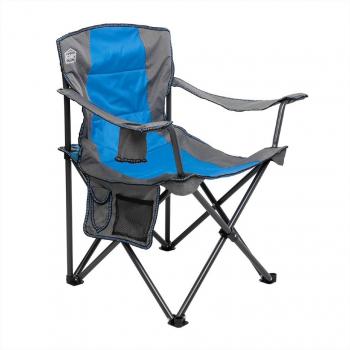 Кресло складное CAMP MASTER синий-серый, до 100 кг PREMIER pr-mc-347-1