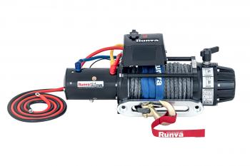 117 399 р. Лебёдка автомобильная электрическая 12V Runva 12500 lbs 5670 кг (влагозащищенная) синтетический трос RUNVA ewb12500ssr  с доставкой в г. Кемерово. Увеличить фотографию 6