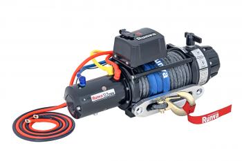 117 399 р. Лебёдка автомобильная электрическая 12V Runva 12500 lbs 5670 кг (влагозащищенная) синтетический трос RUNVA ewb12500ssr  с доставкой в г. Кемерово. Увеличить фотографию 1
