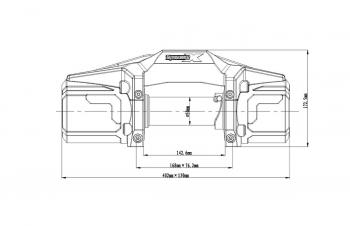 52 679 р. Лебёдка автомобильная электрическая 12V Runva 6000 lbs 2722 кг (синтетический трос) RUNVA ewv6000fsr  с доставкой в г. Кемерово. Увеличить фотографию 9