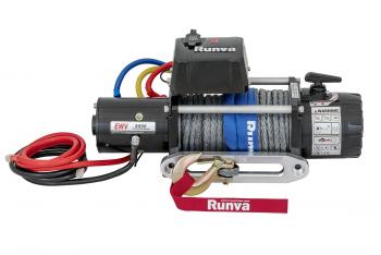 71 099 р. Лебёдка автомобильная электрическая 12V Runva 9500 lbs 4350 кг (синтетический трос) RUNVA ewv9500ssr  с доставкой в г. Кемерово. Увеличить фотографию 10