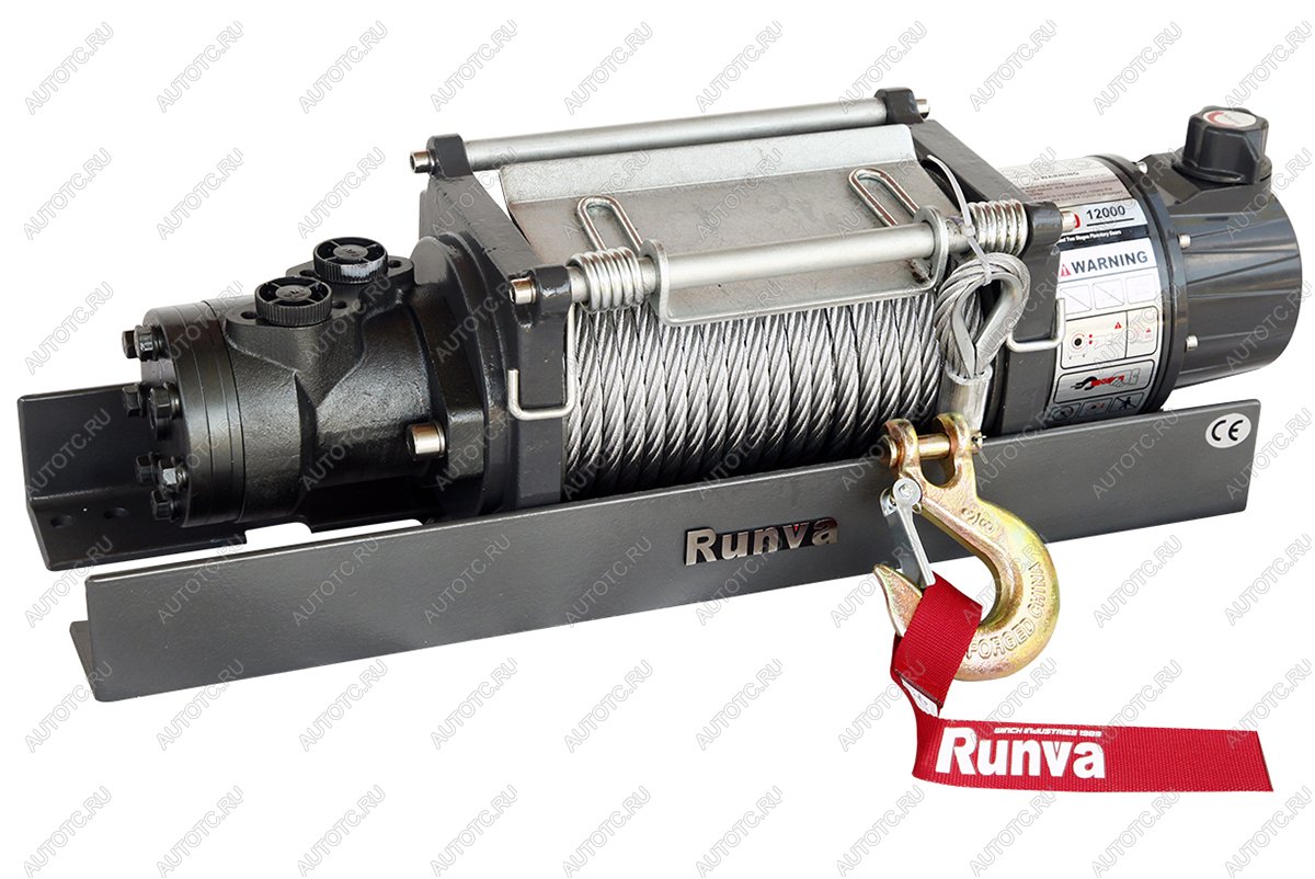 72 739 р. Лебёдка гидравлическая Runva 12000 lbs 5443 кг RUNVA hwd12000yd  с доставкой в г. Кемерово