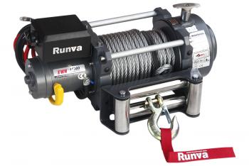 80 409 р. Лебёдка электрическая (индустр.) 12V Runva 15000 lbs 6800 кг RUNVA ewn15000u  с доставкой в г. Кемерово. Увеличить фотографию 1