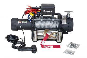 81 149 р. Лебёдка электрическая (индустр.) 24V Runva 17500 lbs 7960 кг RUNVA ewn17500s24v  с доставкой в г. Кемерово. Увеличить фотографию 3