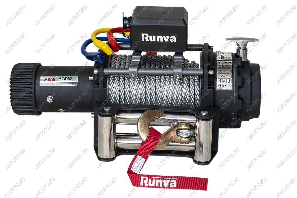 81 149 р. Лебёдка электрическая (индустр.) 24V Runva 17500 lbs 7960 кг RUNVA ewn17500s24v  с доставкой в г. Кемерово
