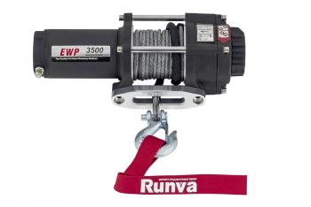 20 959 р. Лебёдка электрическая 12V Runva 3500A lbs 1588 кг (синтетический трос) RUNVA ewp3500asr  с доставкой в г. Кемерово. Увеличить фотографию 13