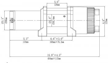 32 029 р. Лебёдка электрическая 12V Runva 4500 lbs 2041 кг RUNVA ewt4500a  с доставкой в г. Кемерово. Увеличить фотографию 10