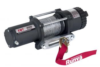 33 359 р. Лебёдка электрическая 12V Runva 4500 lbs 2041 кг (синтетический трос) RUNVA ewt4500asr  с доставкой в г. Кемерово. Увеличить фотографию 8